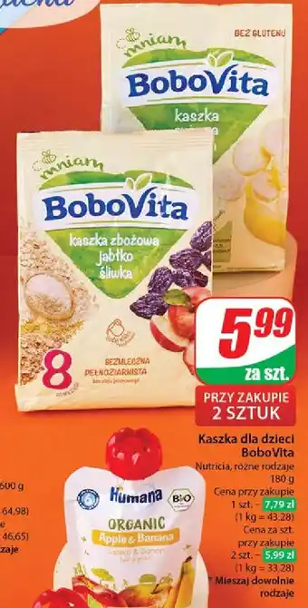 Dino Kaszka ryżowa bananowa Bobovita oferta