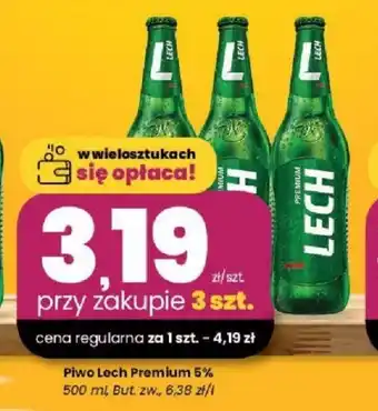 EMMA market Piwo Lech Premium 5% oferta