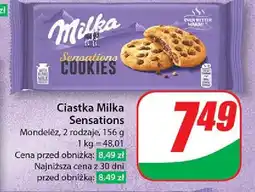 Dino Ciastka z czekoladą Milka cookies sensations oferta