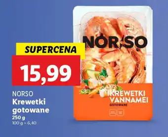 Lidl Norso krewetki gotowane oferta