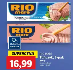 Lidl Rio mare tuńczyk, 3-pak oferta