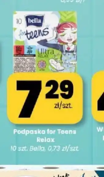 EMMA market Podpaski Bella for Teens Relax oferta