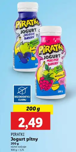 Lidl Piratki jogurt pitny oferta