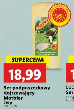 Lidl Ser podpuszczkowy dojrzewający Morbier oferta