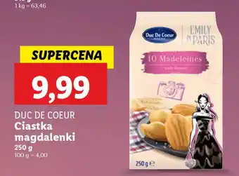 Lidl Duc de coeur ciastka magdalenki oferta