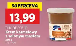 Lidl Duc de coeur krem karmelowy z solonym masłem oferta