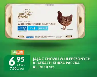 Eurocash Cash & Carry Jaja z chowu w ulepszonych klatkach Kurza Paczka oferta