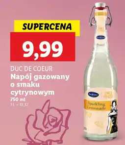 Lidl Duc de coeur napój gazowany o smaku cytrynowym oferta