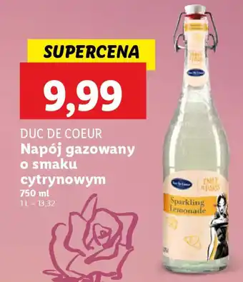 Lidl Duc de coeur napój gazowany o smaku cytrynowym oferta