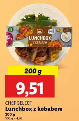 Lidl Chef select lunchbox z kebabem oferta