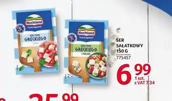 Selgros Ser sałatkowy Hochland oferta