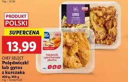 Lidl Chef select polędwiczki lub gyros z kurczaka oferta