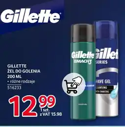 Selgros Żel do golenia Gillette oferta