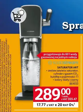 Selgros Saturator do wody Sodastream oferta