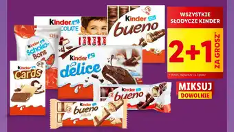 Lidl Słodycze kinder oferta