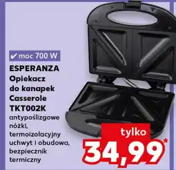 Kaufland Opiekacz do kanapek Esperanza oferta