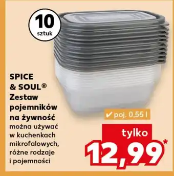 Kaufland Zestaw pojemników Spice&Soul oferta