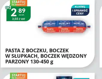 Eurocash Cash & Carry Pasta z boczku, boczek w ślupkaxh, boczek wędzony parzony oferta