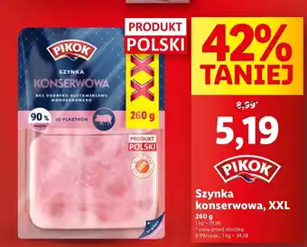 Lidl Szynka Pikok oferta