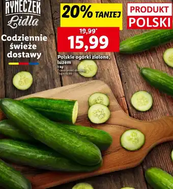 Lidl Ogórki Polski oferta