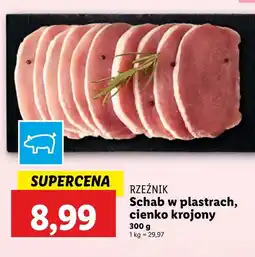 Lidl Schab w plastrach Rzeźnik oferta