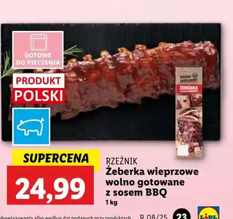 Lidl Żeberka wieprzowe Rzeźnik oferta