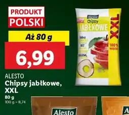 Lidl Alesto chipsy jabłkowe, xxl oferta