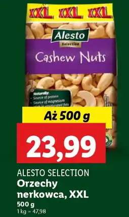 Lidl Alesto selection orzechy nerkowca, xxl oferta