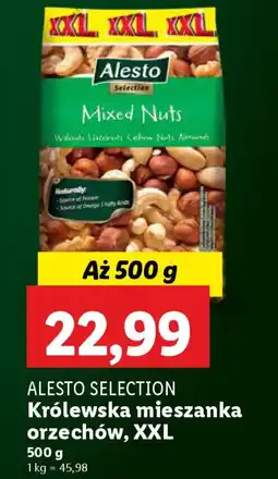 Lidl Alesto selection królewska mieszanka orzechów, xxl oferta