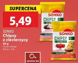 Lidl Sonko chipsy z ciecierzycy oferta