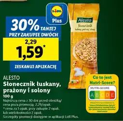 Lidl Alesto słonecznik łuskany, prażony i solony oferta