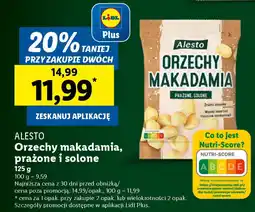 Lidl Alesto orzechy makadamia, prażone i solone oferta