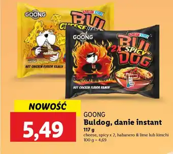 Lidl Goong buldog, danie instant oferta