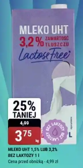 bi1 Mleko bez laktozy oferta