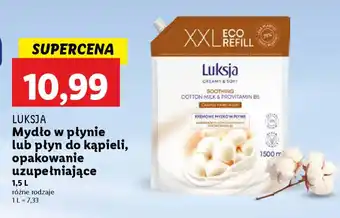 Lidl Luksja mydło w płynie lub płyn do kąpieli oferta