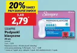 Lidl Siempre podpaski klasyczne oferta