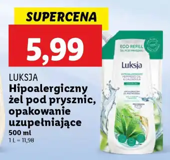 Lidl Luksja hipoalergiczny żel pod prysznic oferta