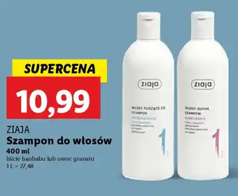 Lidl Ziaja szampon do włosów oferta