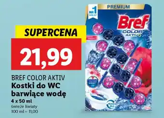 Lidl Bref color aktiv kostki do wc barwiące wodę oferta