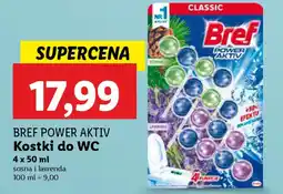 Lidl Bref power aktiv kostki do wc oferta