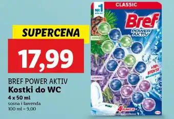 Lidl Bref power aktiv kostki do wc oferta