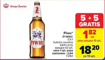 Carrefour Piwo żywiec oferta