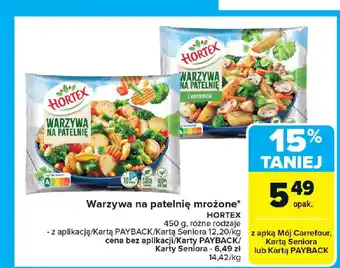 Carrefour Warzywa na patelnię mrożone oferta