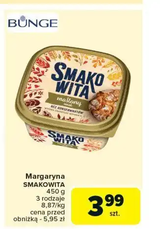 Carrefour Margaryna Smakowita maślany smak oferta