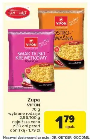 Carrefour Krewetkowa tajska Vifon oferta