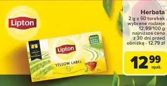 Carrefour Herbata Lipton oferta