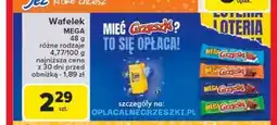 Carrefour Wafelek kakaowy w czekoladzie deserowej Grześki mega oferta