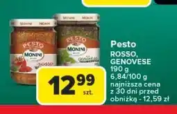 Carrefour Pesto rosso Monini oferta