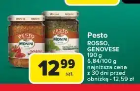 Carrefour Pesto rosso Monini oferta