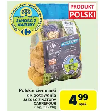 Carrefour Polskie ziemniaki do gotowania jakość z natury oferta